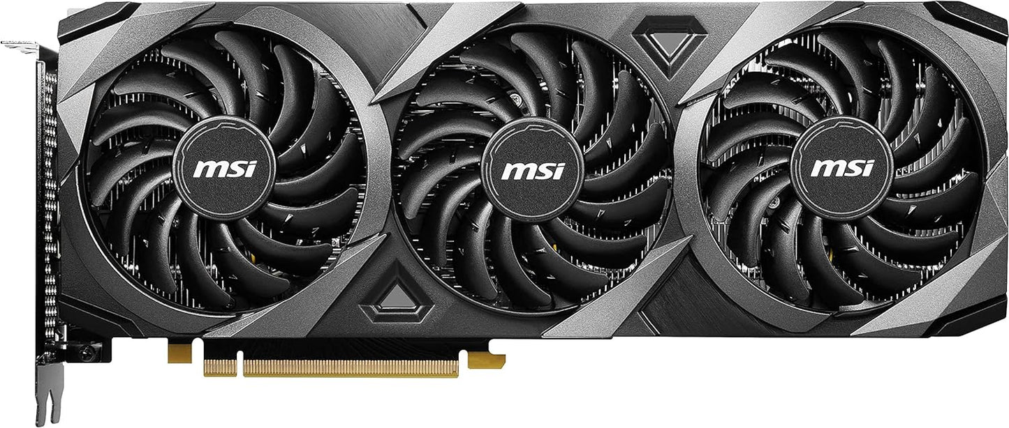 MSI Gaming GeForce RTX 3060 Ti LHR 8GB GDRR6 256-Bit HDMI/DP Torx Fan 3 Ampere Architecture Graphics Card (RTX 3060 Ti Ventus 3X 8G OC LHR)